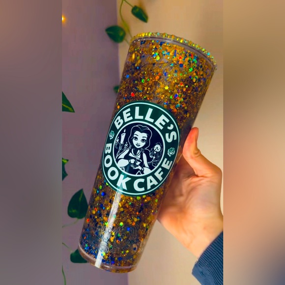 24oz Belles Book Cafe Custom Tumbler - Picture 1 of 5